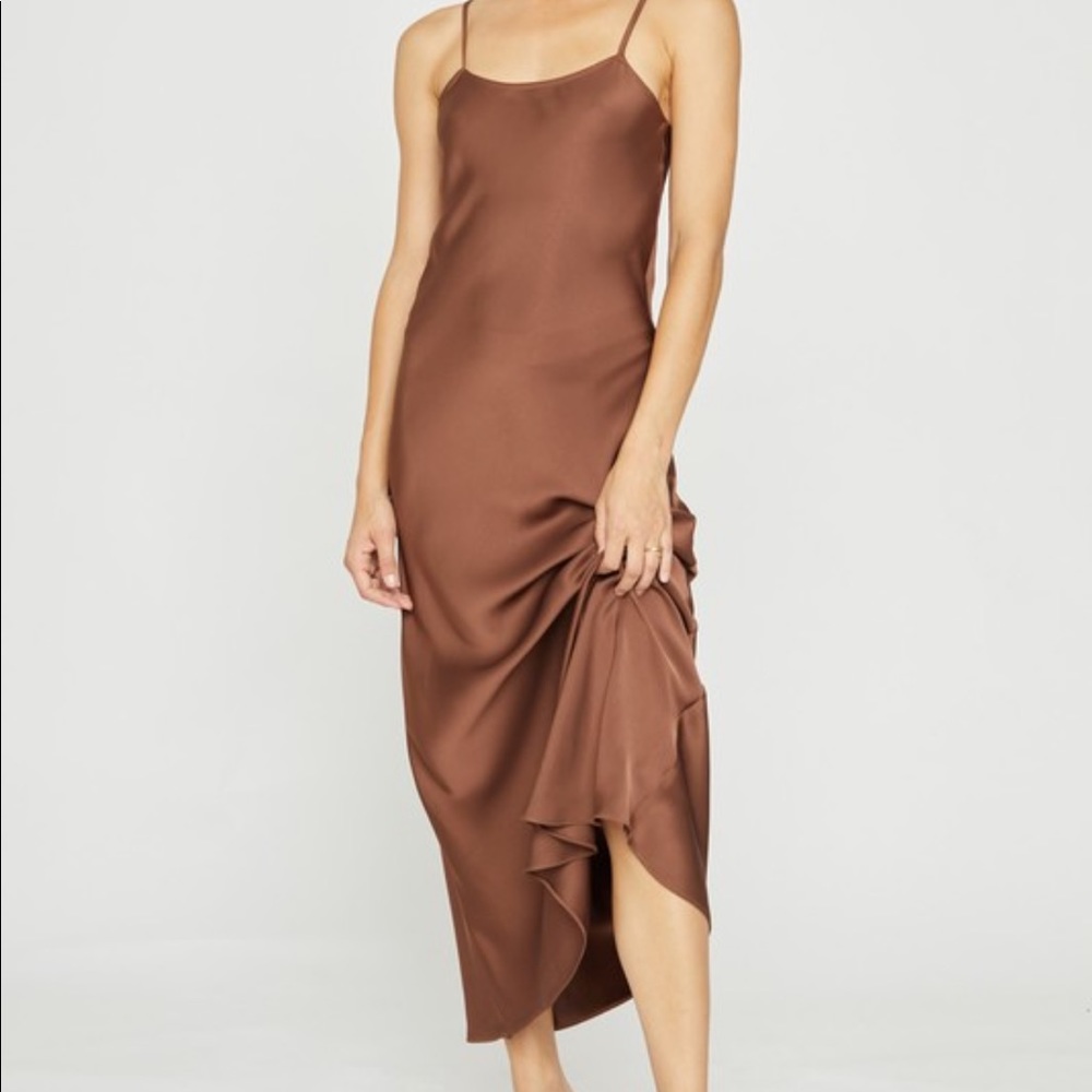 Smocked back maxi dress